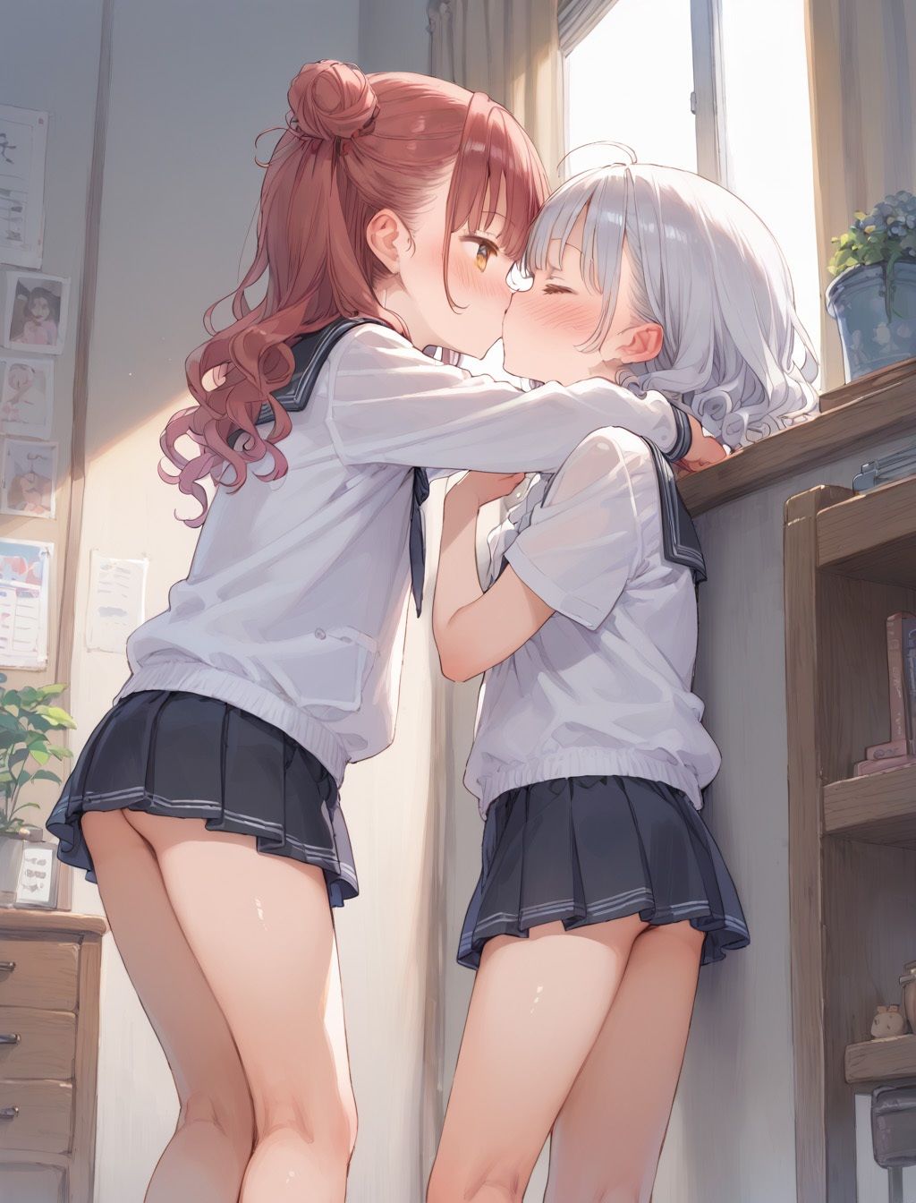 キスする二人5