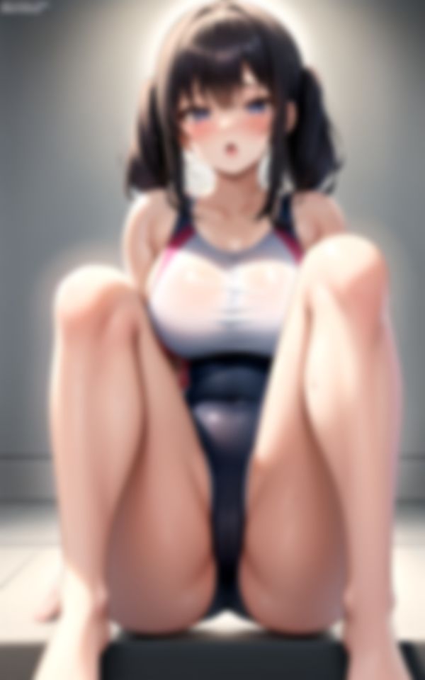 美巨乳女子大生とスク水誘惑 画像3