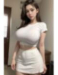 ミニスカで巨乳のお姉さん 画像1