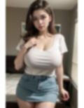 ミニスカで巨乳のお姉さん 画像4