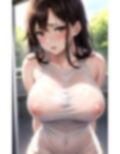 突然の豪雨で帰宅困難になったバイト先のびしょ濡れパート人妻と 画像1