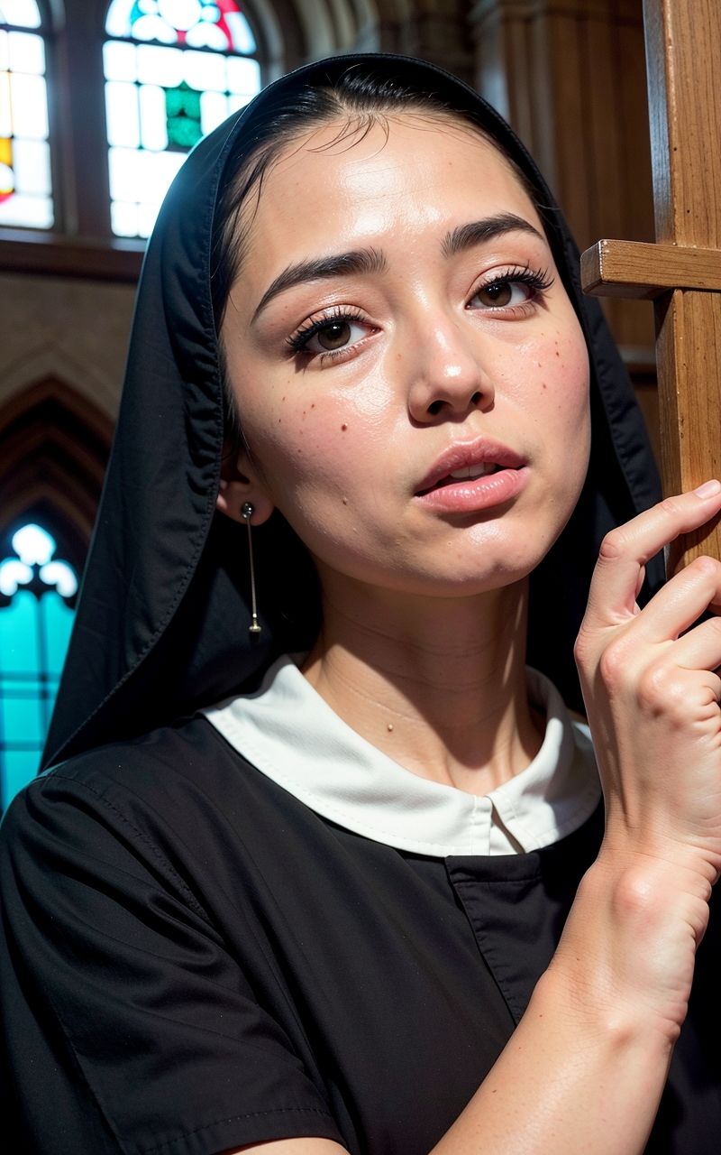 サンプル画像2:視る婦×MILF-神に捧げる美魔女の裸体-(空想AI美女本舗) [d_395751]