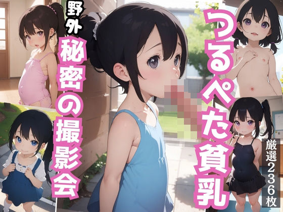 つるぺた貧乳野外で秘密の撮影会[清純制服学園]