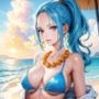 ビーチでヤられた王女ビビ