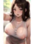 乳首スケスケノーブラで誘惑 淫乱爆乳妻の汗だく交尾 画像3