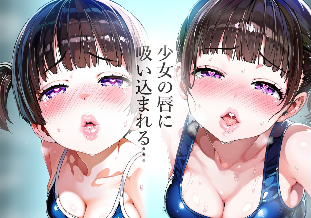 【唇フェチ】キス大好きスク水少女 キス顔編