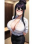 爆乳秘書美女【理想イラスト美女図鑑】 画像2