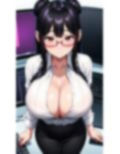 爆乳秘書美女【理想イラスト美女図鑑】 画像4