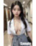 学校の廊下ですれ違った女子たち 画像2