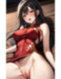 巨乳チャイナドレス ドレスにかけてもいいよ！ 画像4