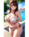 爆乳水着美女【理想イラスト美女図鑑】 画像2