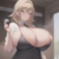 下品人妻巨乳厳選イラスト集 画像1