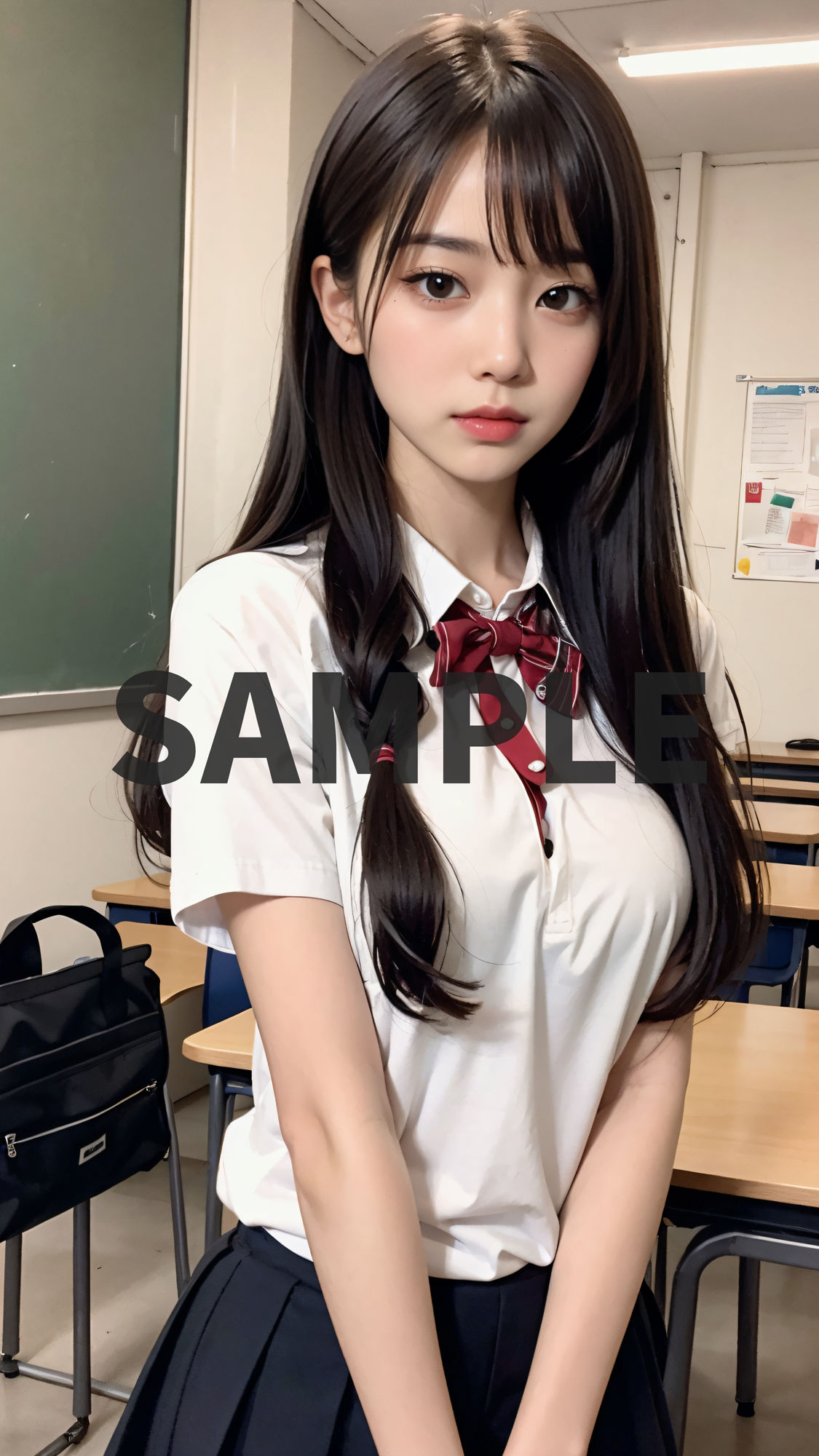 女子校生にひたすら顔射 画像3