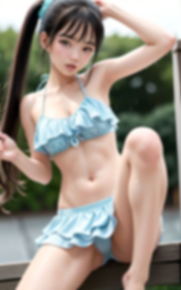 ビッチアイドルのワレメ 画像4