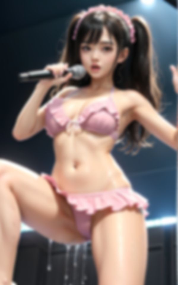 ビッチアイドルのワレメ 画像8