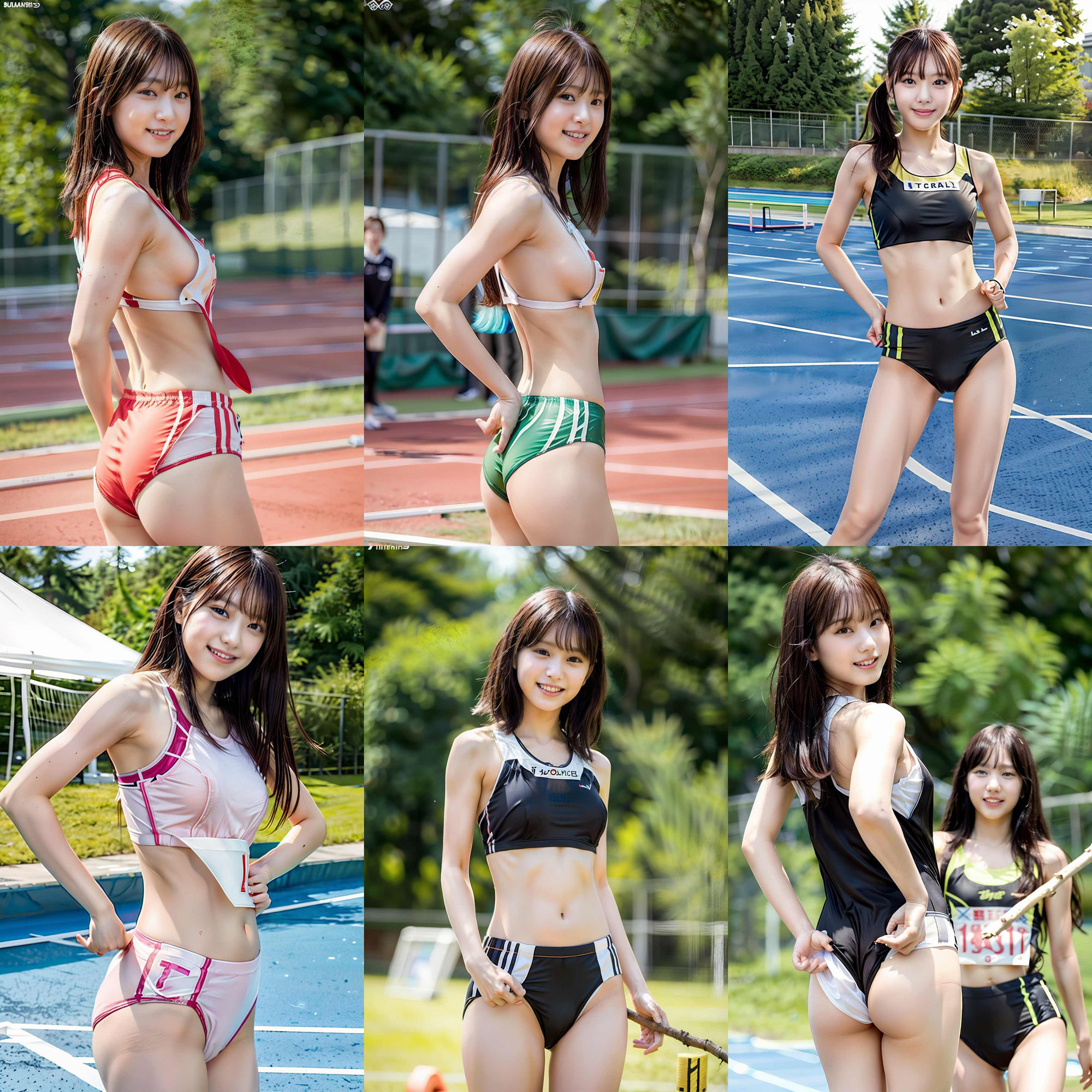 アイドルみたいにかわいいアスリート陸上女子 画像5