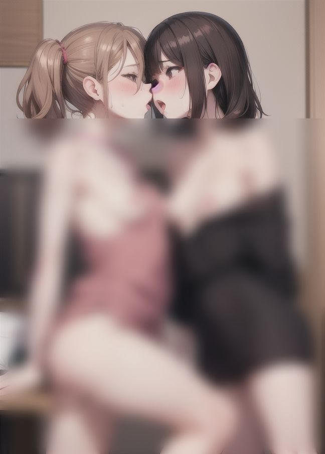 放課後の教室で友達が襲ってきた...女の子同士でレズセ 画像5