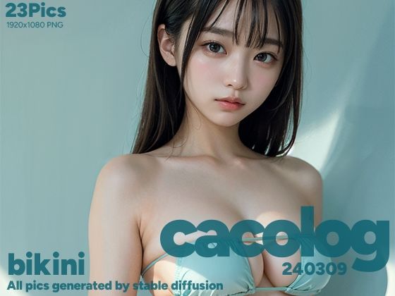 ヌードなどのアダルト要素はありません【cacolog0309眼帯ビキニ】