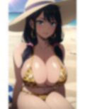 真夏の爆乳おねえさん 画像1