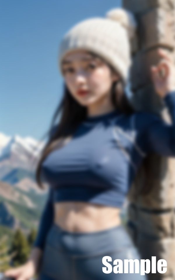 日本アルプス登山女子 画像3