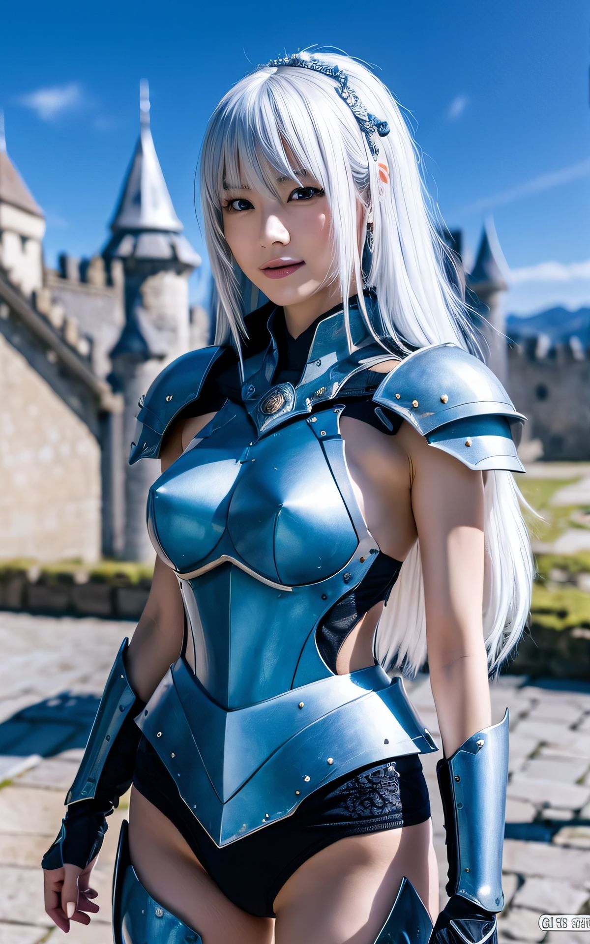 【AI美女写真集】性なる異世界美女 ヌード: 美しい女戦士たちが鎧を脱いだ 画像2