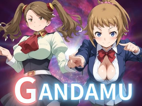 ガンダムビルドファイターズのサザキ・カオルコとホシノ・フミナ 「GANDAMU」StableDiffusion