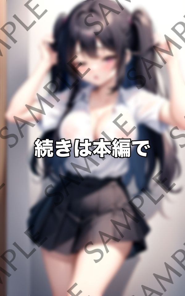 ノーブラ巨乳でワイシャツもぱつぱつに..._9