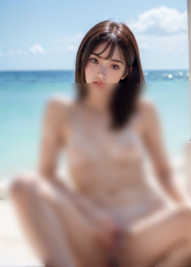 海に行ったら美人ギャルがおまん？？を見せつけてきた1