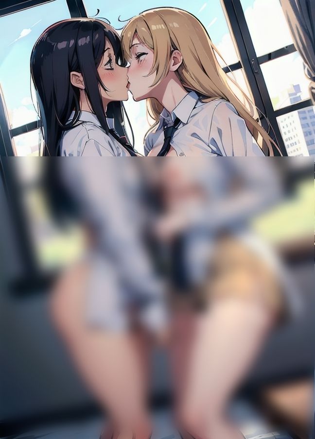 AIレズエッチ「制服を着た女の子たちの百合えっち」7