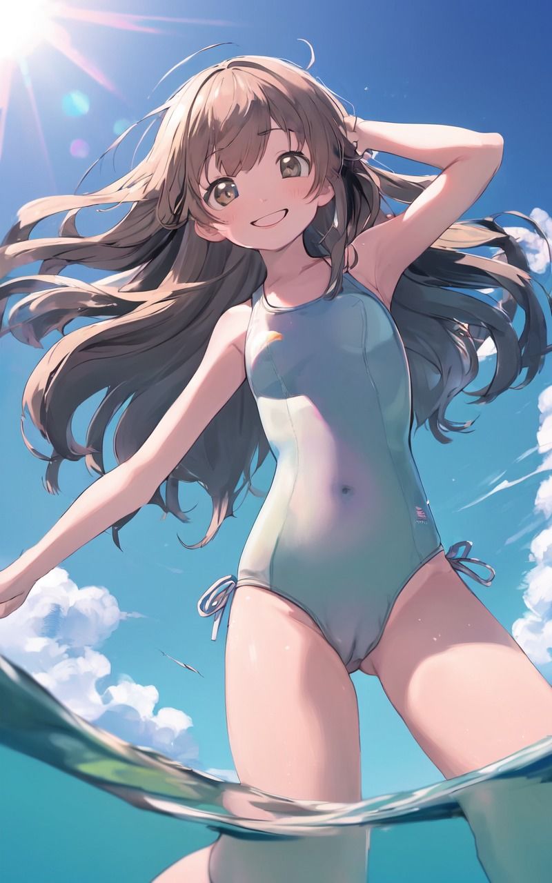 架空スク水女子