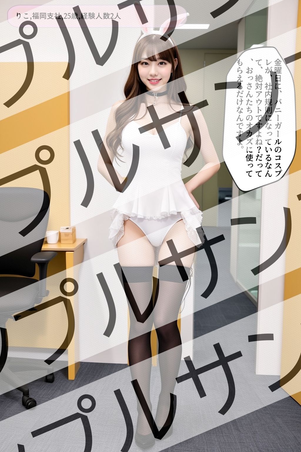 うちのオフィスは毎週金曜日にバニーガールのコスプレで出社する必要があります_vol.1 画像4