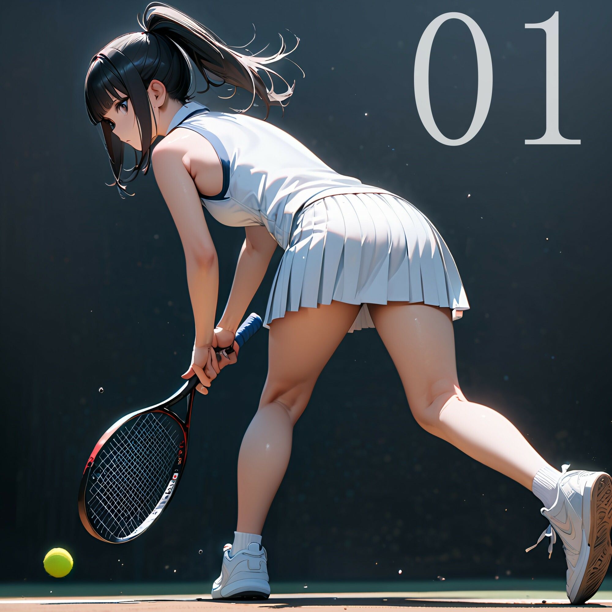 スポーツ少女 【テニス部編】_3