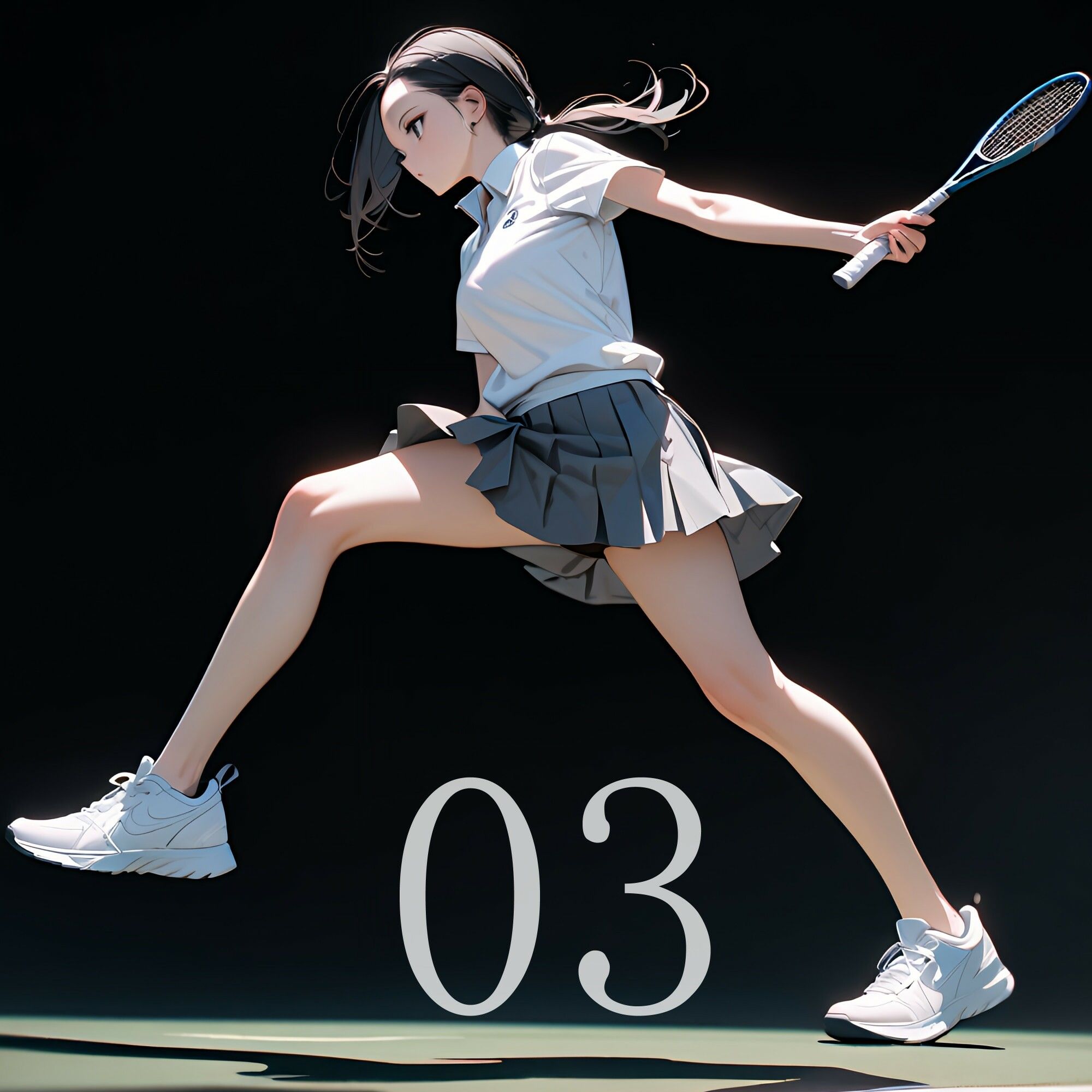 スポーツ少女 【テニス部編】_9
