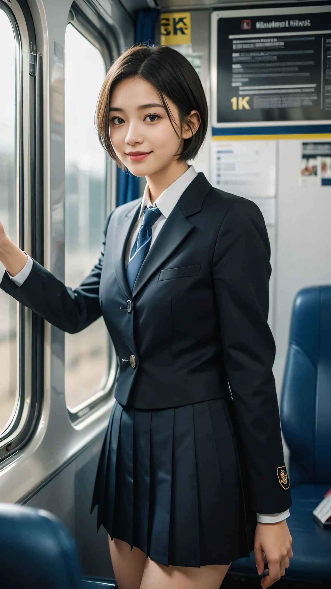 スケスケカメラで電車の制服美女を撮影した結果