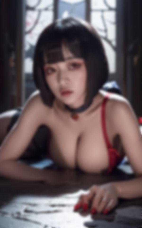 淫乱爆乳キョンシーHな流出写真集92枚_3