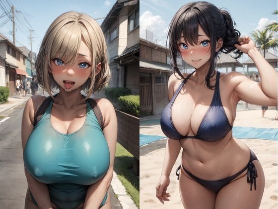 水着女子たっぷりザーメン中出しえっち〜競泳水着、マイクロビキニ、スク水〜2 画像2