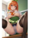 五等分のパンチラ 絶対領域×下乳で誘惑してくる ニーハイ編 中野四〇 画像1