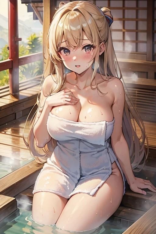 銭湯にはいってる爆乳お姉さん達_4