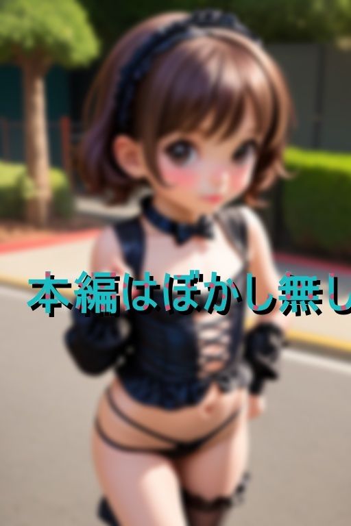 無邪気なつるぺたゴスロリ少女にぶっかけ調教_2