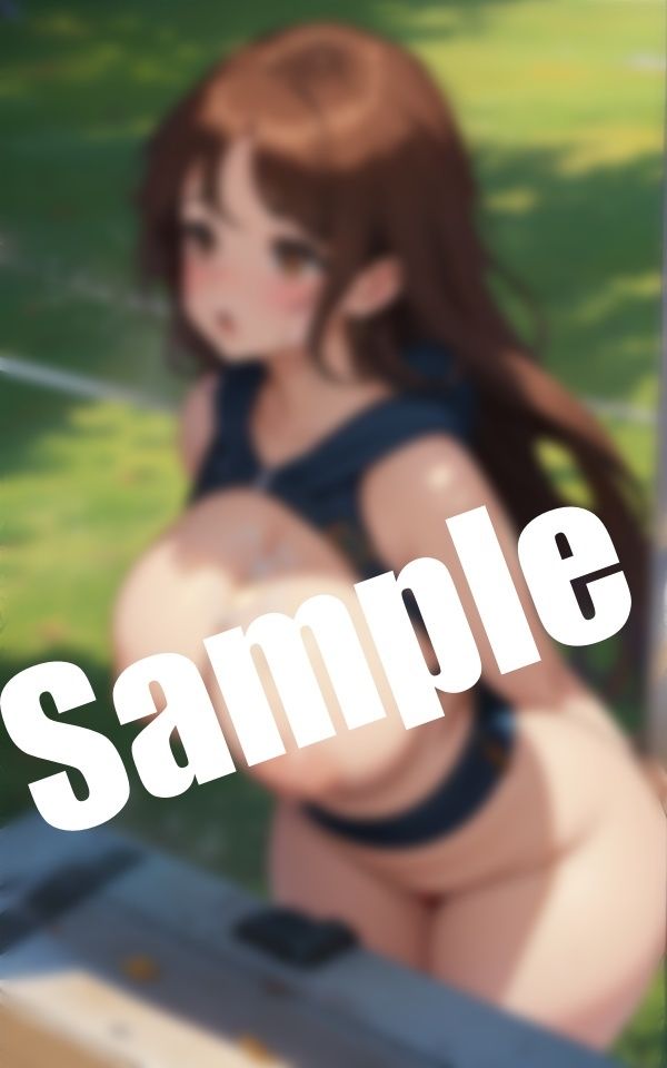 真夏の巨乳美少女〜暑すぎておっぱい出しちゃった 画像2