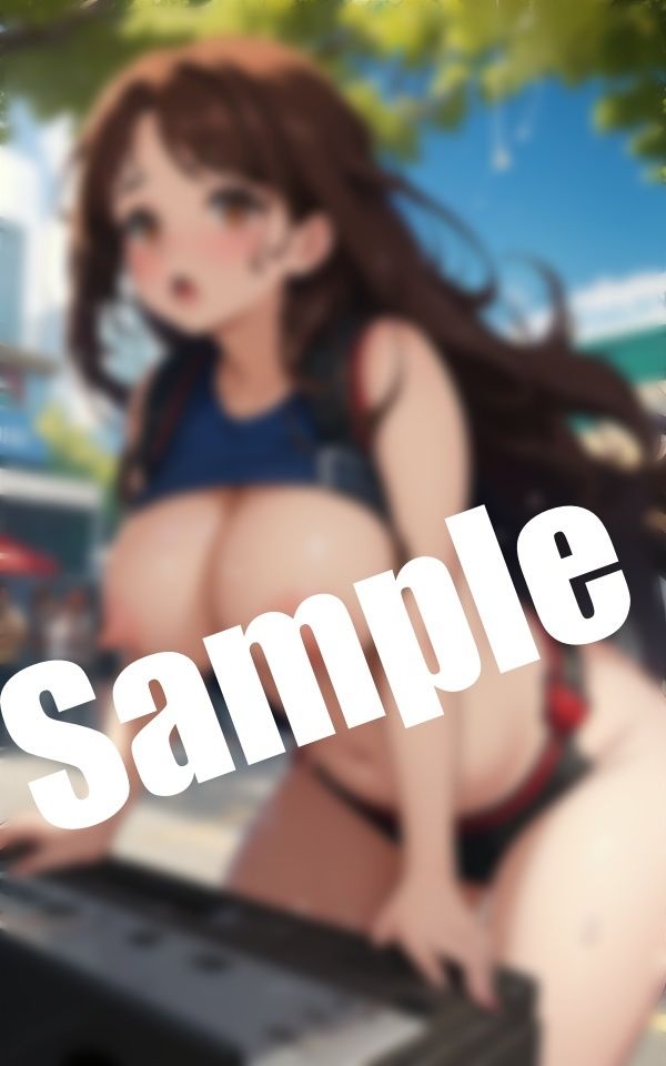 真夏の巨乳美少女〜暑すぎておっぱい出しちゃった