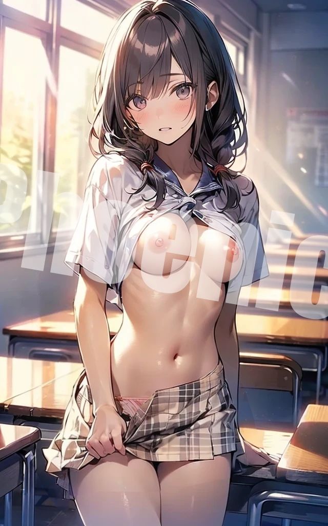 クラスの気になるあの子 AI NUDE PHOTO GRAVURE3