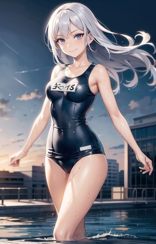 スク水少女とオトナの水遊び 画像5