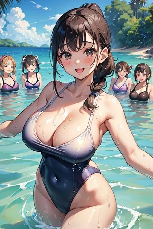 爆乳水泳部員に興味津々なお年頃！_4