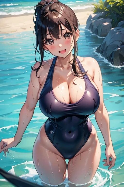 爆乳水泳部員に興味津々なお年頃！_6