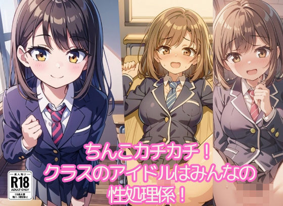 硬くそそりたつかちかちなちんこを癒やしてくれる夢のような展開【ちんこカチカチ！クラスのアイドルはみんなの性処理係！128連発！】