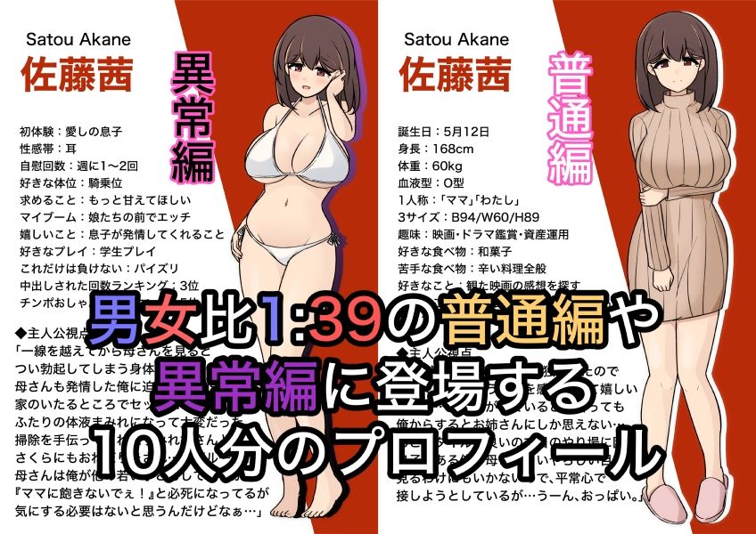 男女比1:39の平行世界は思いのほか異常（Fantia2024年4月～6月まとめ） 画像 3