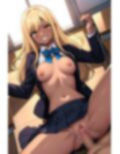 中出しされちゃう制服黒ギャル3