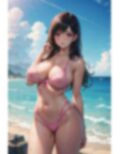 真夏の海にいたえろえろ巨乳美女達 画像2