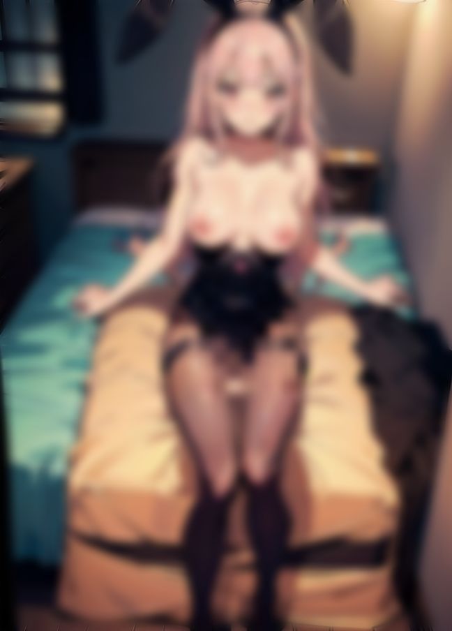 変態コスプレバニーガール 画像4